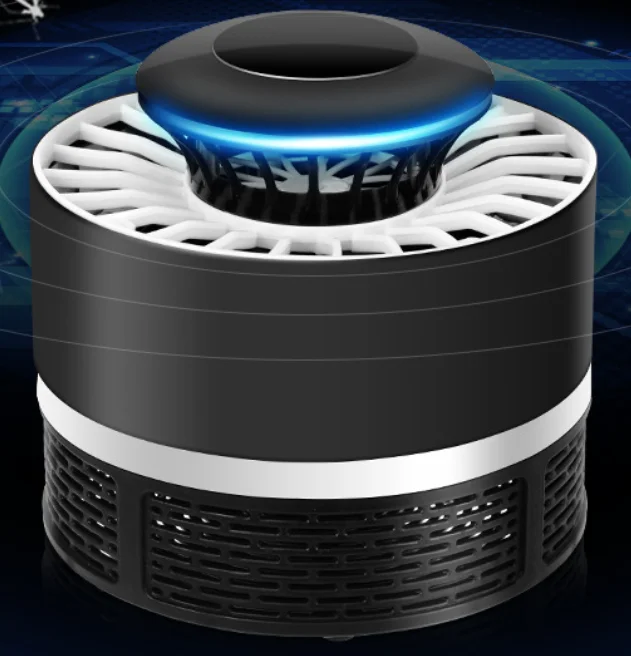 Small size black Электронный USB зарядное устройство москитная убийца лампа анти-комаров муха ингалятор насекомых светильник - Цвет: Small size black