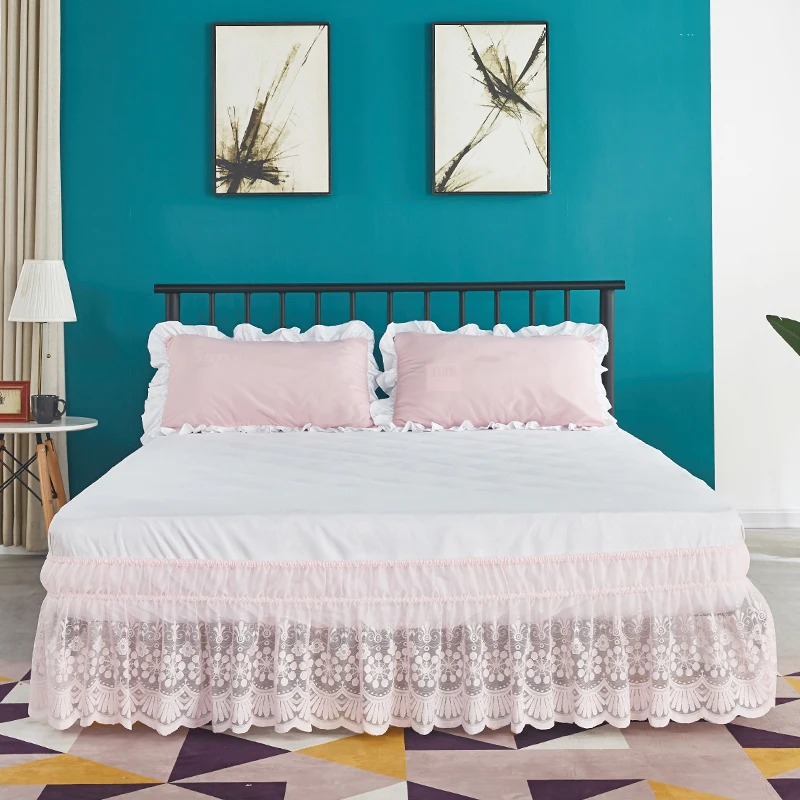 Платье принцессы с кружевными оборками без поверхности кровати эластичная лента