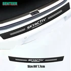 Автомобильная наклейка на бампер из углеродного волокна для Mazda skyфитнес Technology Logo 3 6 CX 5 CX3