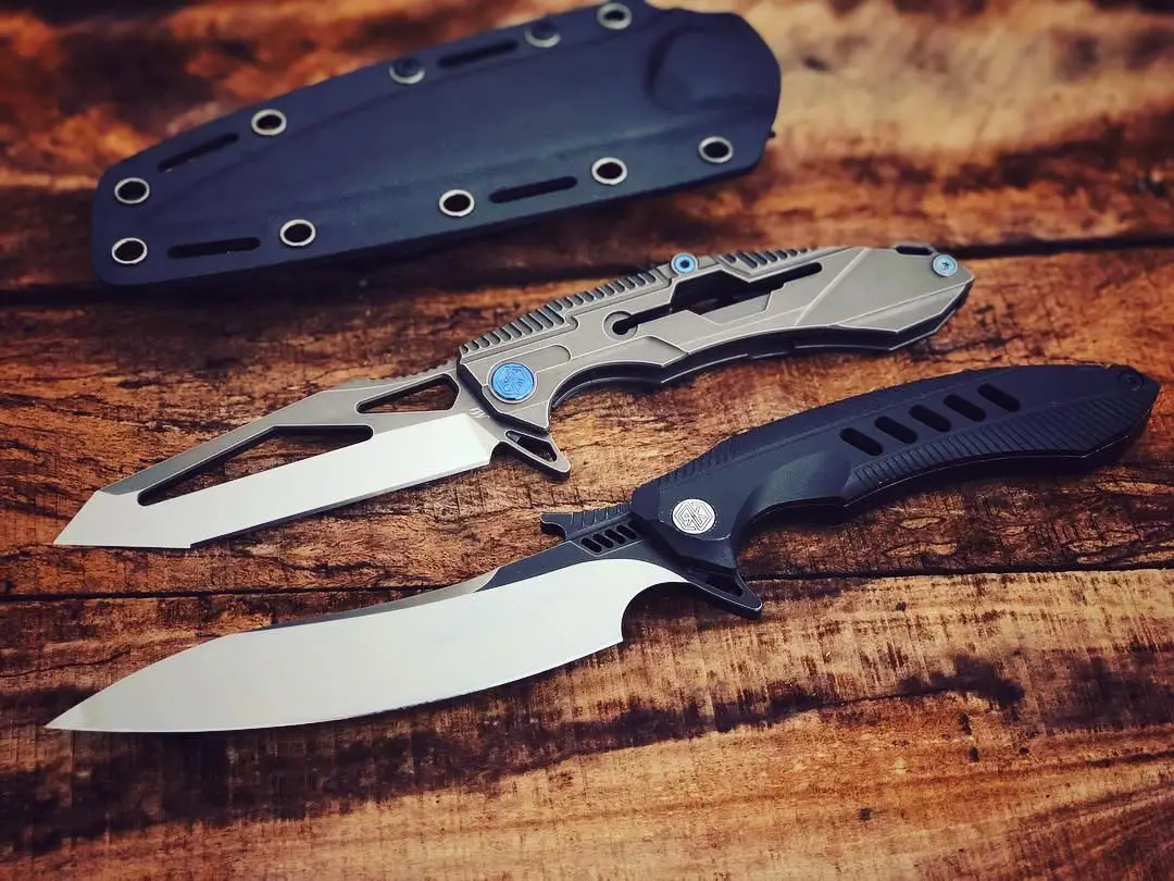 Rikeknife оригинальный M1 механический складной нож S35VN лезвие Открытый для