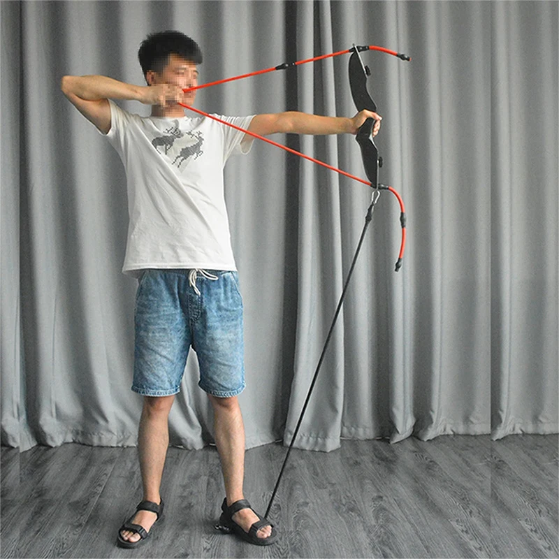 Тренажер Съемник Резиновая лента с бантом стояк латексный стрельба из лука