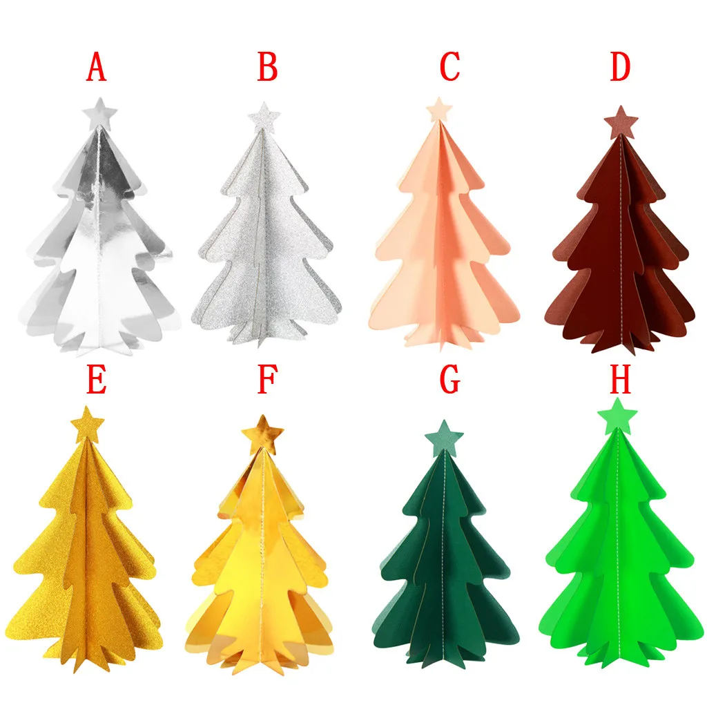 DIY Натуральное деревянное мини настольное Рождественское дерево сосновое