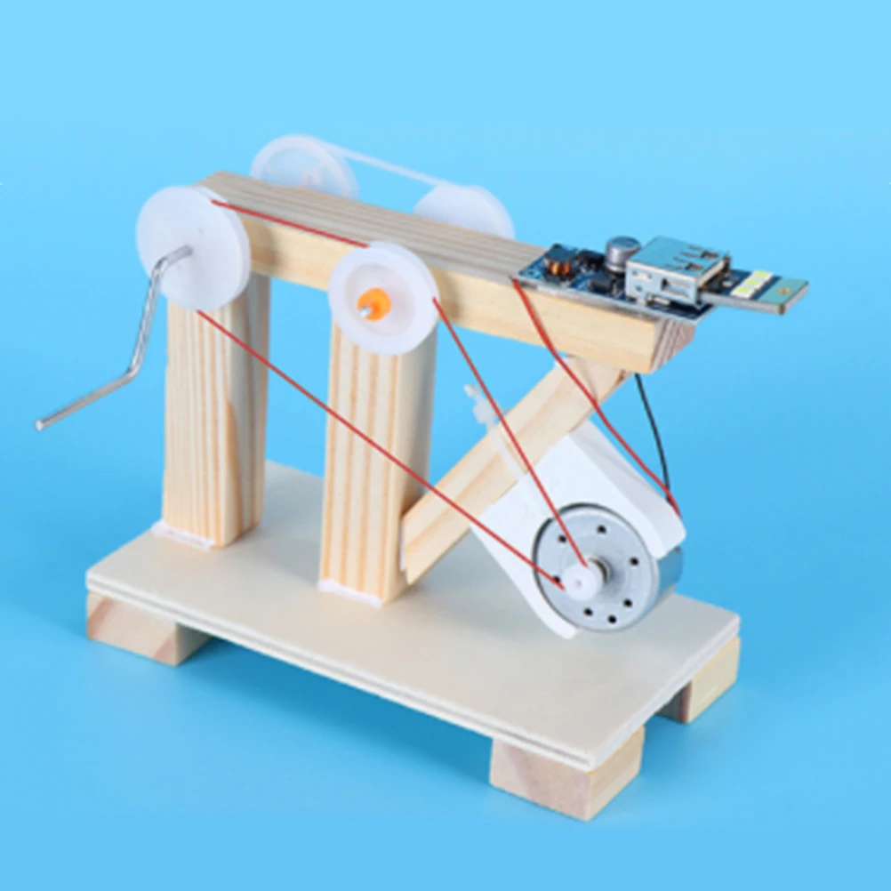 Сделай Сам научная игрушка генератор Динамо модель дерево изобретение научное