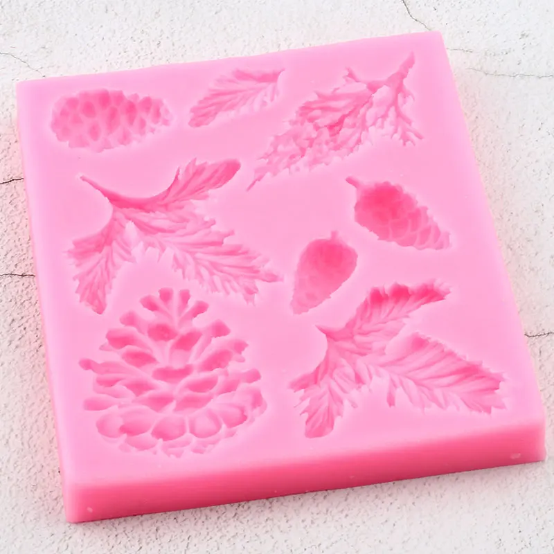 Инструменты для украшения Рождественского торта силиконовые формы выпечки