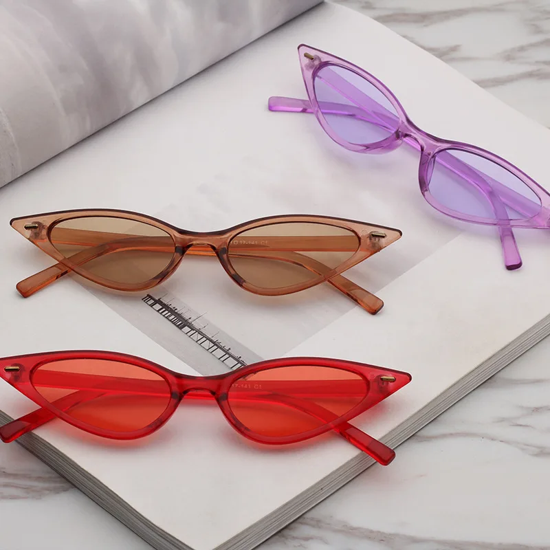 Cat Eye Vintage Sunglasses for Women Classic Fashion Decorative Driving Men Shade Glasses Famous Brand Designer Eyeglasses UV400