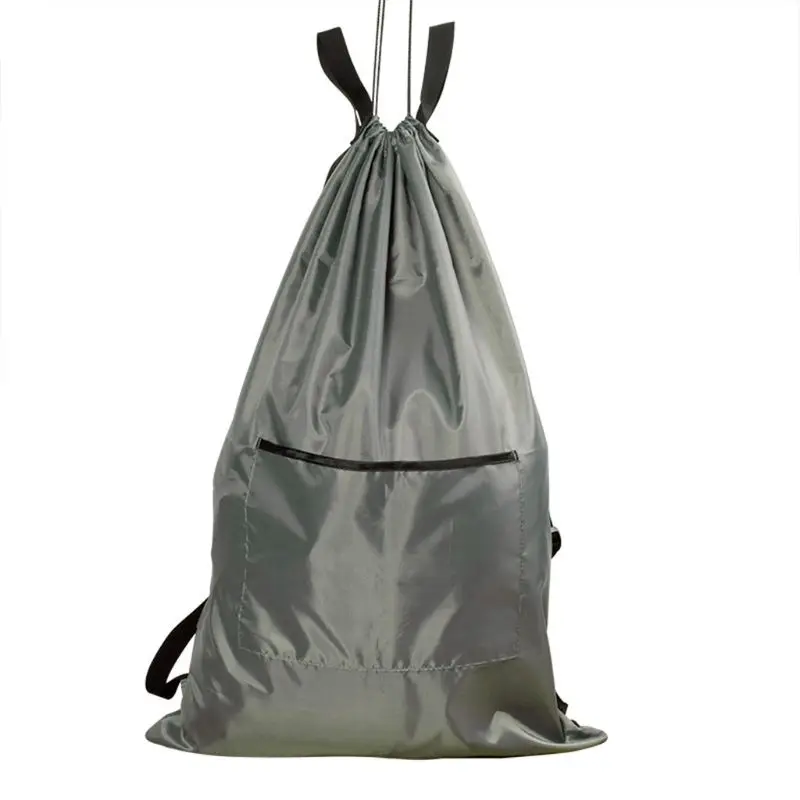 

High Quality Door-Hanging Laundry Hamper bag with Stainless Steel Hooks&Shoulder Straps