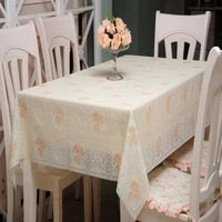 1pcs pvc tablecloth for table cloths rectangular tablecloth waterproof oilcloth on the table in the kitchen decoration for home