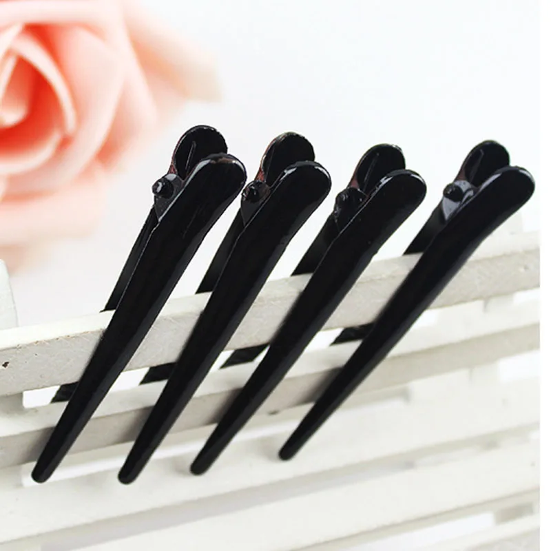 10 шт. Сделай Сам черная металлическая однозубая прическа Аллигатор заколка для