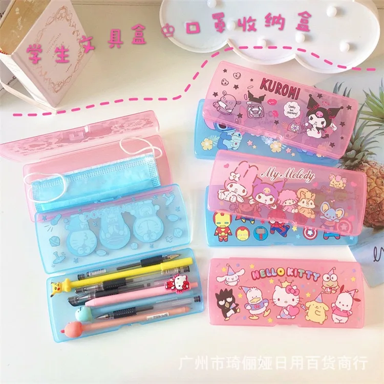 Sanrio шкатулка для хранения с рисунком Hello Kitty школьный пенал канцелярских