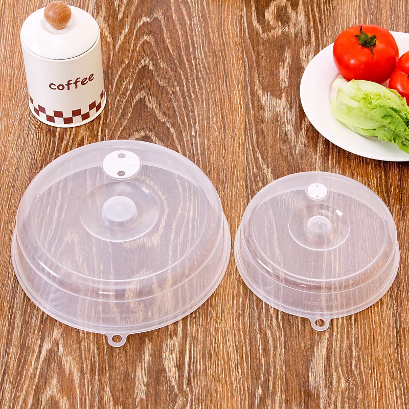 Food Cover Transparent Ventilated Microwave Covers Cookware Oven Dish Pan Lid Plate Stove Lids Anti-Splash Cap | Дом и сад