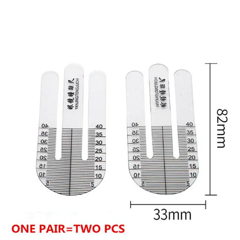 10 шт. практичная линейка высоты зрачка для прогрессивного/многофокусного