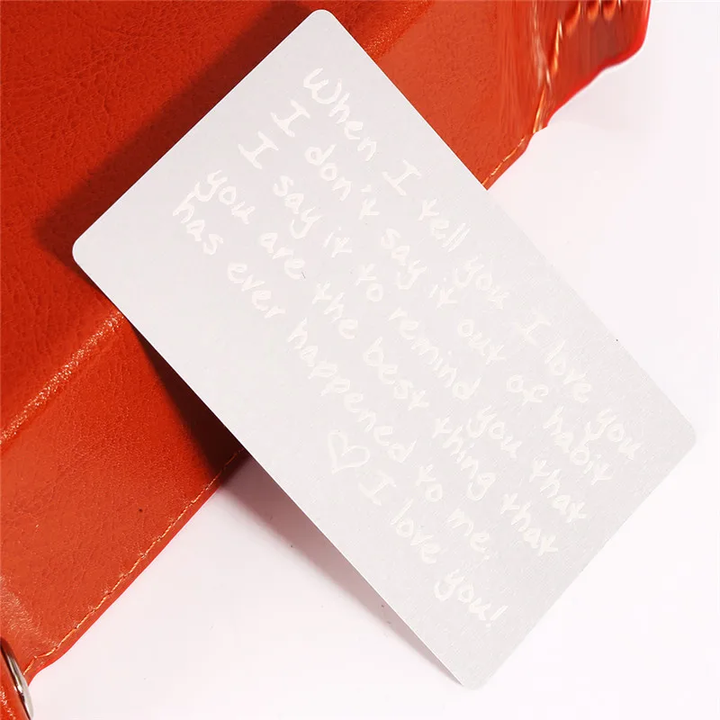 Кошелек со вставкой и карточкой Подарки для него мужчины муж День Святого