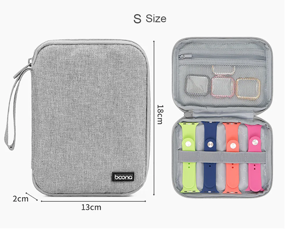 Pаспродажа Оксфордский ремешок для часов, органайзер, сумка, однослойный ремешок для часов, чехол для Apple Watch, водонепроницаемая фотосумка Купить Оксфордский ремешок для часов, органайзер, сумка, однослойный ремешок для часов, чехол для Apple Watch, водонепроницаемая фотосумка