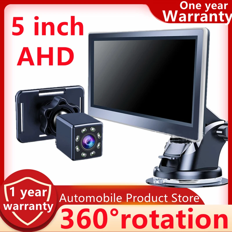 Beste 5''ahd Auto Baby Achteruitkijkspiegel Baby Display Achter View Camera Met Passen 360 Brede Kijkhoek Nachtzicht