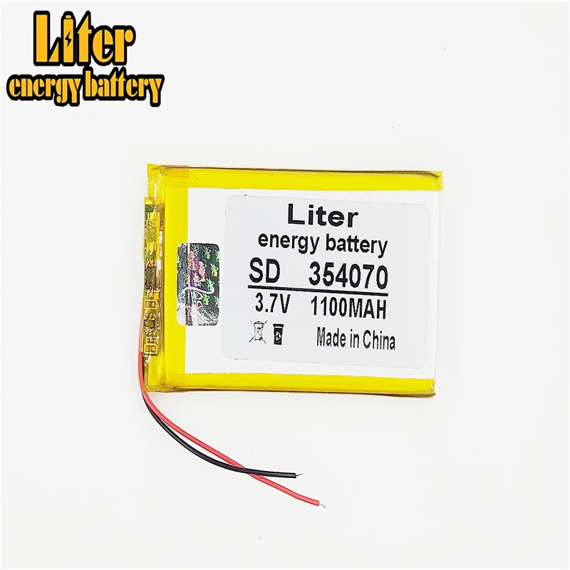 Полимерная литиевая батарея 3 7 В 354070 мАч пульт дистанционного управления