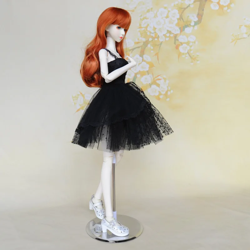 Новинка модное черное платье принцессы для шарнирной куклы 1/3 свадебное кукол 60