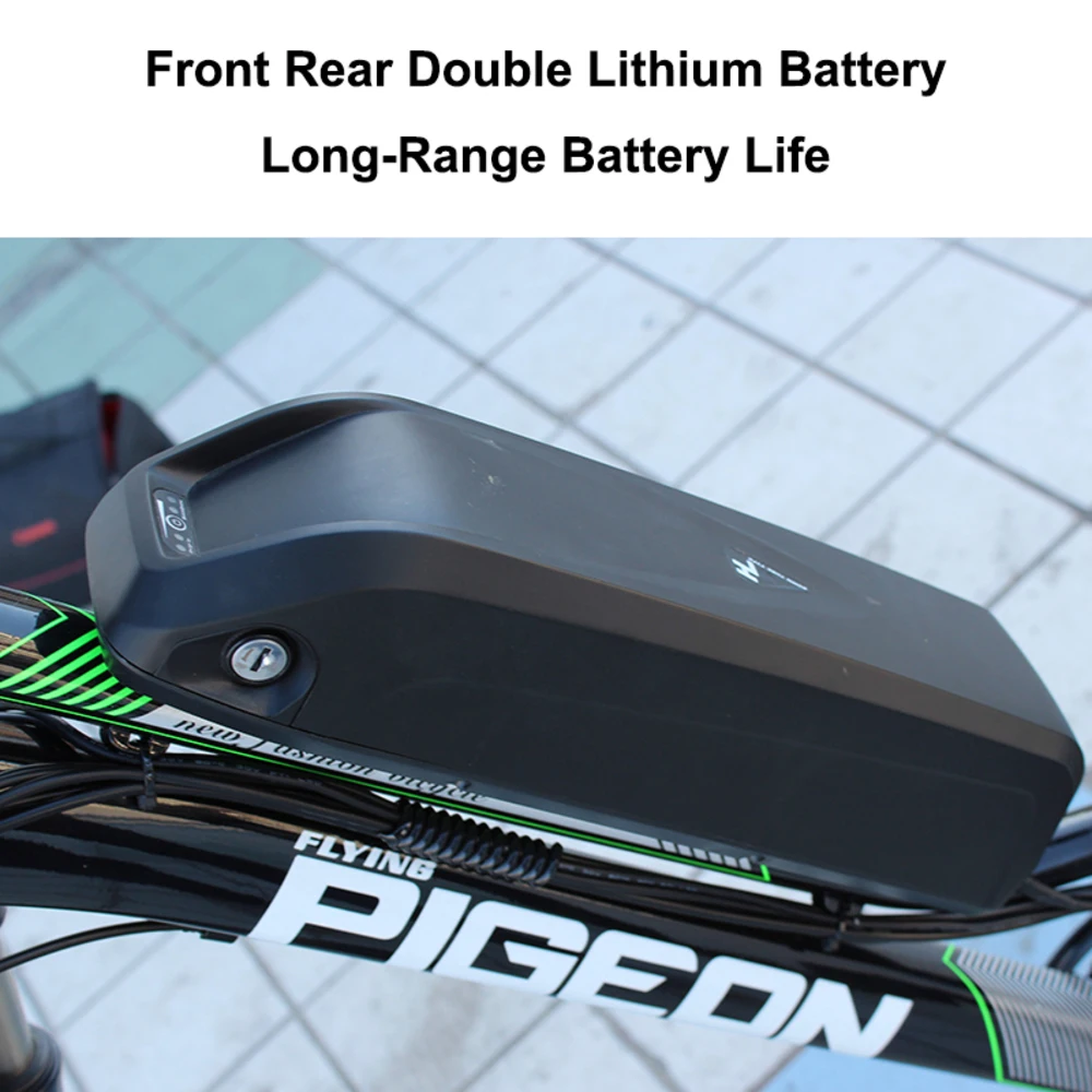 Электрический 700c велосипед помощь для путешествий Двойной аккумулятор дорожный