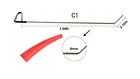 Набор инструментов для удаления вмятин, набор инструментов с крючками, толкающий стержень с клин для окна, идеально подходит для ремонта вмятин и удаления вмятин