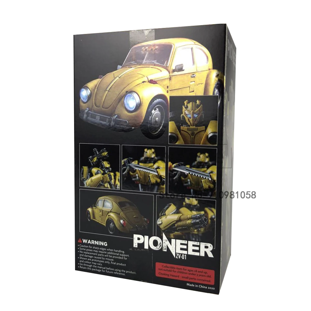 

Zeta Toys ZV01 MPM07 G1 Transformation Action Figure Toy Big Bee Figma Pioneer ABS Alloy Model KO Pioneer Deformation Car Robot