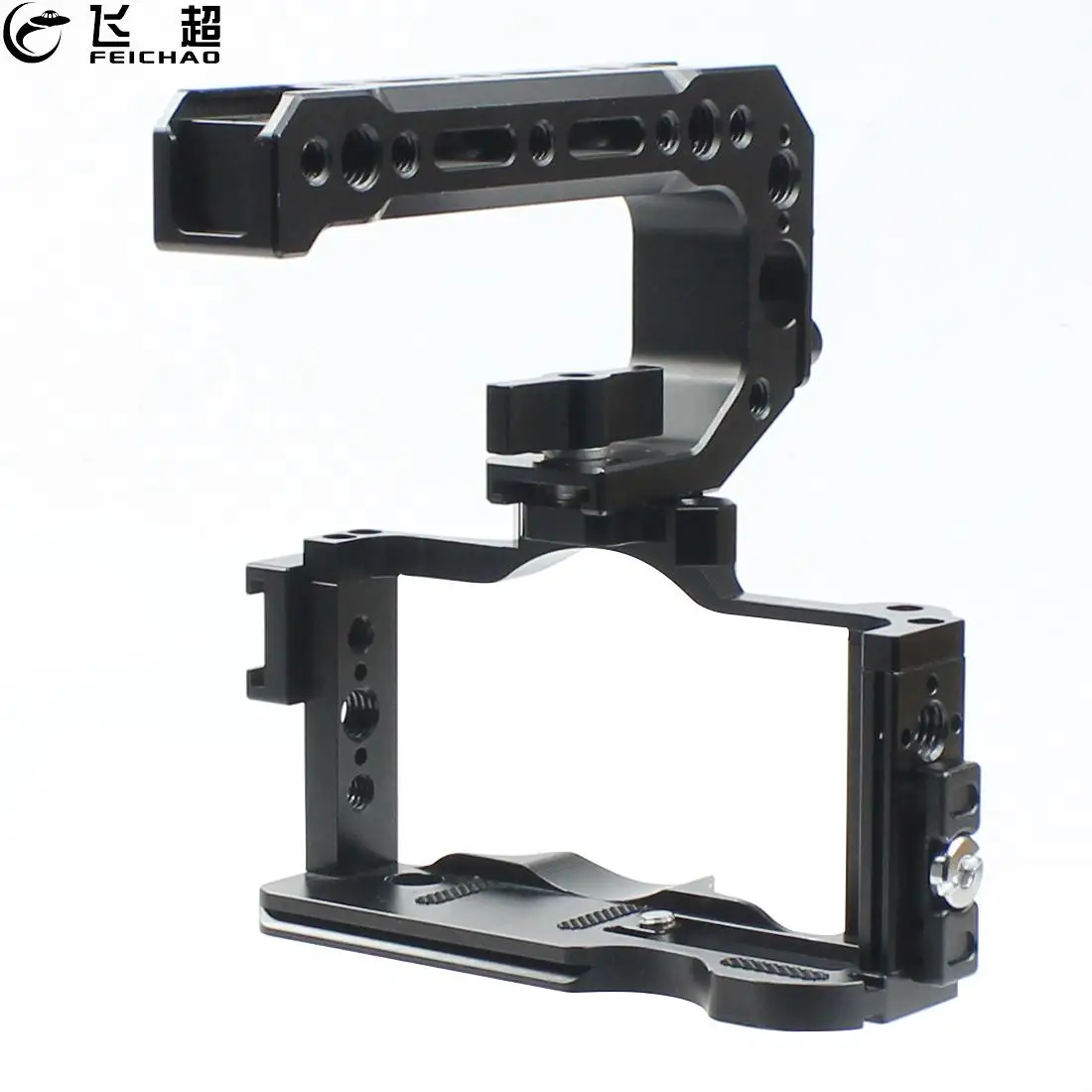 

ZV1 Camera Cage Rig Top Handle Grip for Sony ZV1 Video SLR Stabilizer Extension Bracket for Cold Shoe 1/4" 3/8" Arri Vlog Tripod