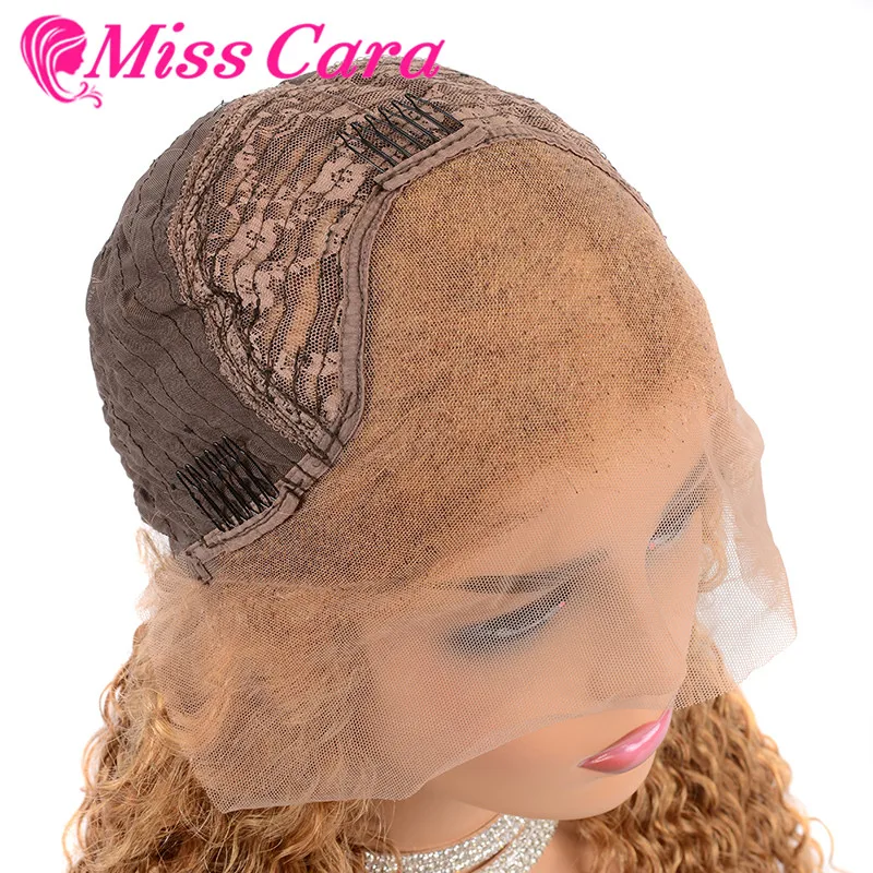 Парики для волос Miss Cara Remy перуанские волосы с глубоким волнистым кружевом
