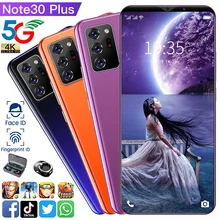 Téléphone portable note 30plus, écran de 512 pouces, smartphone, mémoire de 6GB et 4800 GB, batterie de 5.8 mah, caméra HD, 1440x3200, 5G, Android 10.0  (4)