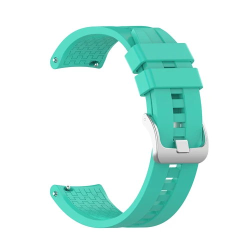 Lake blue 22 мм ремешок для часов gear S3 frontier Galaxy watch 46 мм ремешок для huawei watch GT 2 46 мм samsung amazfit gts браслет для часов - Цвет ремешка: Lake blue