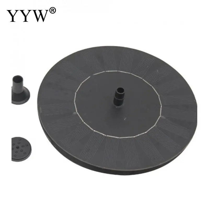 

Solar Powered Fountain Garden Solar Floating Water Fountain Pump Round Black Outdoor Fountain For Pool Pond Garden Decoration