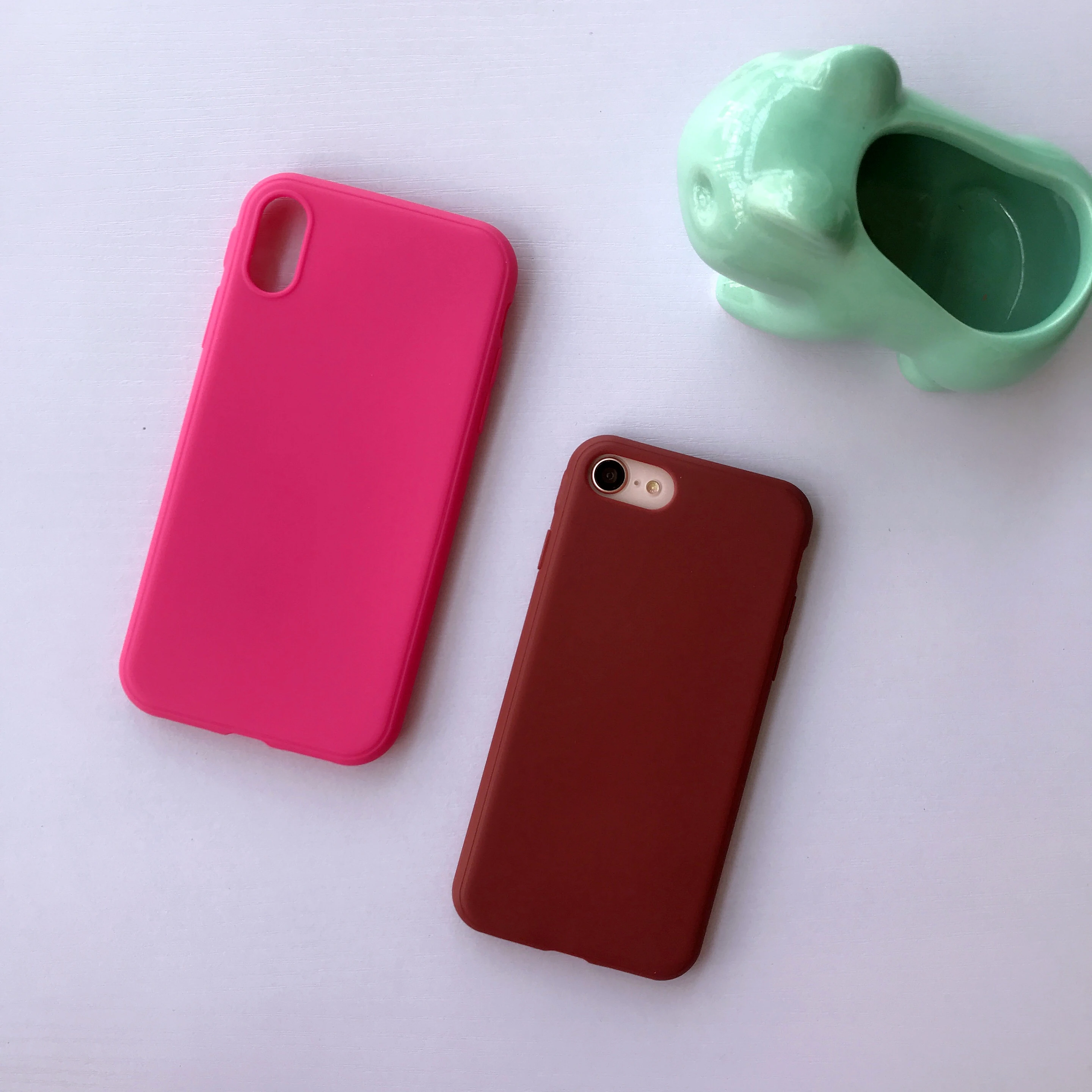 Однотонный простой дизайнерский чехол для телефона iPhone 13 Pro 12 mini XR 6 6s 7 8 plus XS MAX X