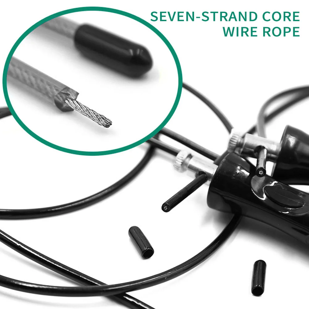 Скоростная Скакалка для прыжков регулируемые шарикоподшипники Pro