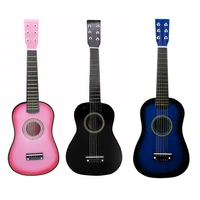 irin mini 23 inch basswood 12 frets 6 string acoustic guitar with pick and strings for kids beginners