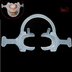 1 шт. щеки для зубов, Ретрактор губы, открывалка для рта с-образной формы с ручкой, Белый, большоймаленький