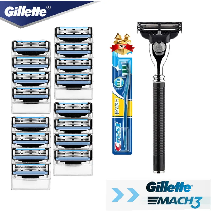 

Gillette Mach 3 Razor Blade Men Shaver Razors Cassettes for Shaving Machine for Shaving Blade All Replacement Blade Are Original