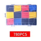 Термоусадочные трубки G6DA, набор в ассортименте для ремонта и пайки электропроводки, 2:1, водонепроницаемая