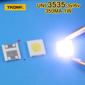 Светодиодная подсветка TKDMR, SMD диоды 2 Вт 6 в 3535 для телевизора, холодная белая ЖК-подсветка телевизора, лампа Diod для ремонта телевизора, 50 шт.