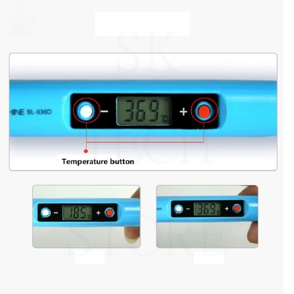Sunshine SL-936D постоянная температура цифровой дисплей паяльник Домашний Электронный ремонт сварочный инструмент Регулируемая температура