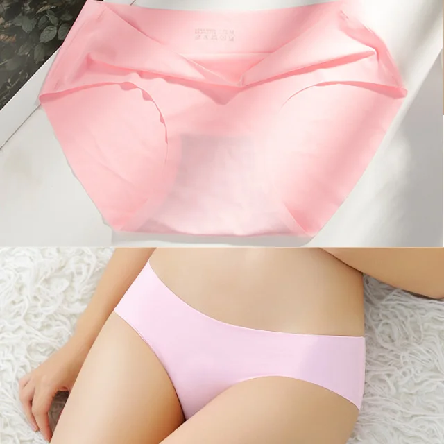 pink1 Bonjean Бесшовные женские трусики нижнее белье женские удобные нижнее белье Модные женские трусы с низкой посадкой Прямая поставка - Цвет: pink1