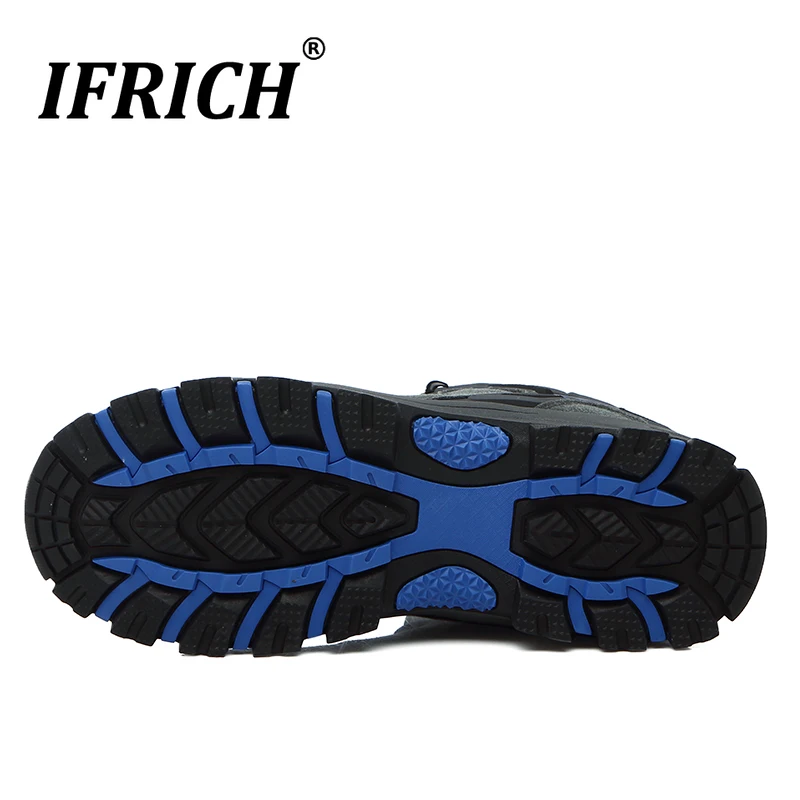 Зимняя горная Прогулка для мужчин уличные ботинки пеших прогулок теплые женские
