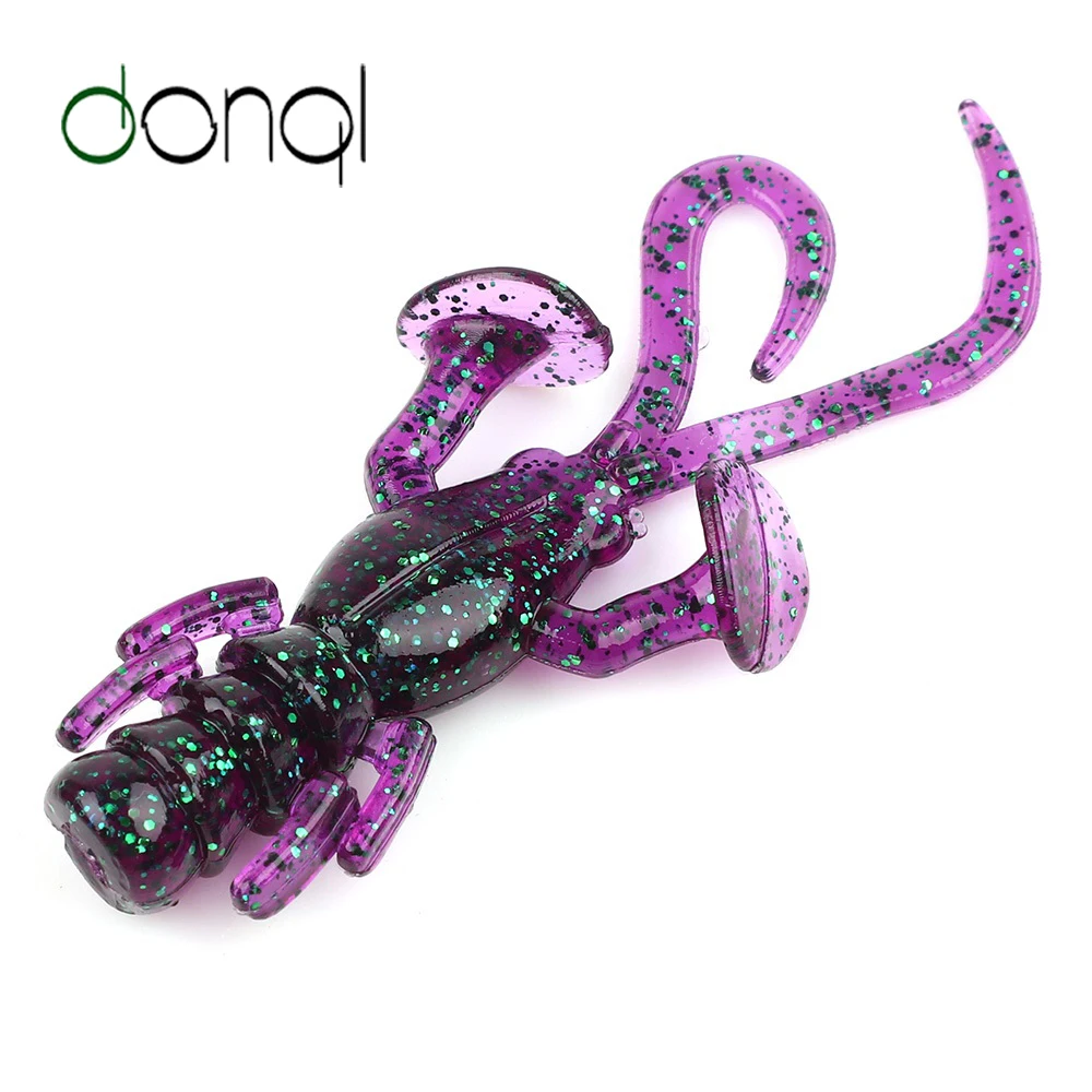 DONQL 10 шт. мягкая рыболовная приманка искусственная силиконовая для джиггинга 50 мм