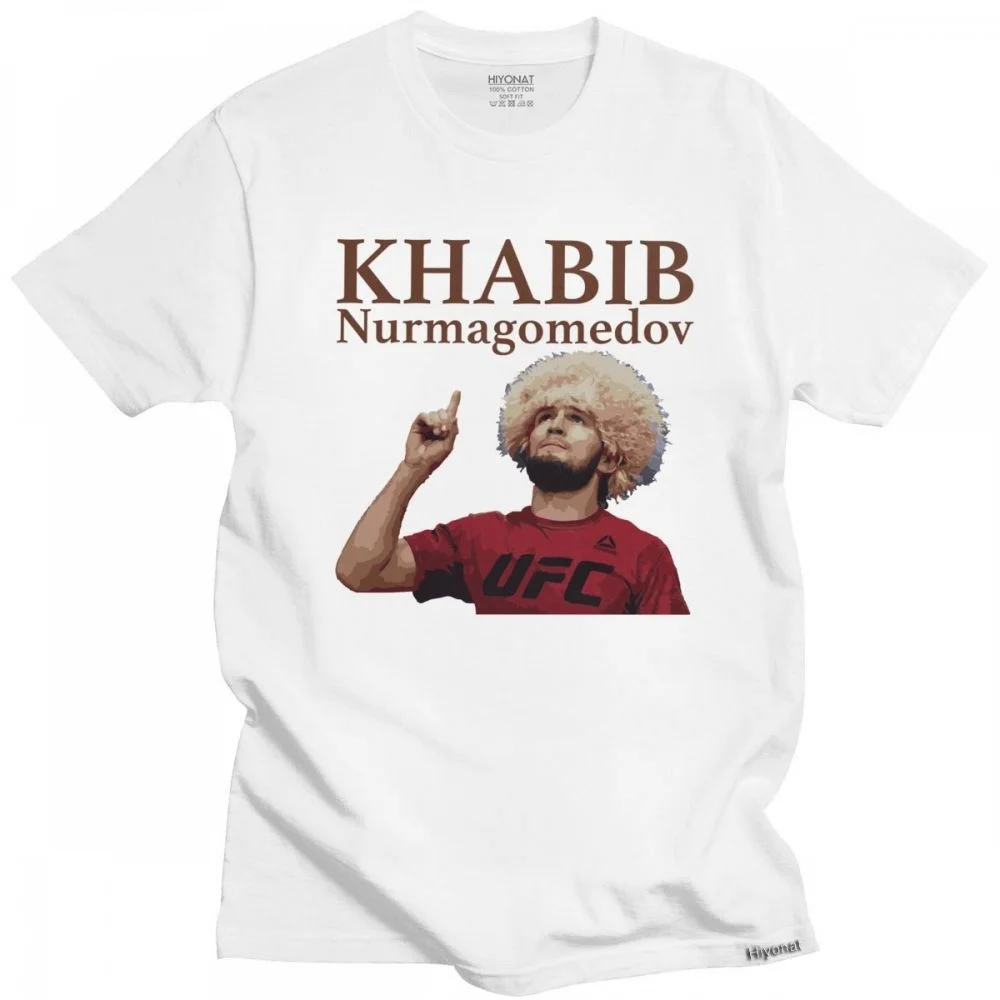 

New Design Men's Khabib Nurmagomedov Boxing T-Shirt 229 Boxing Leisure Short Sleeve Tops Tees Summer T Shirt