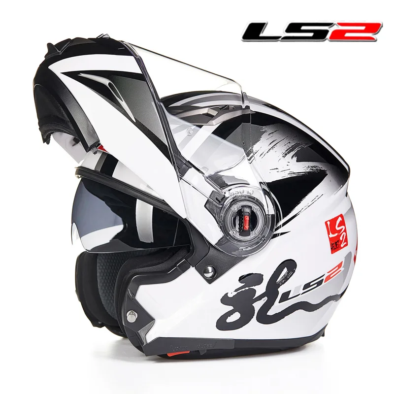 Модульный мотоциклетный шлем LS2 FF370 разных цветов ls2 Man Flip Up casco Moto для гоночных