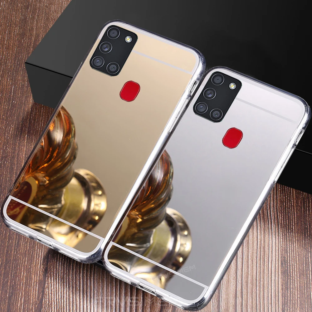 Зеркальный мягкий чехол для Samsung Galaxy S10 A51 A11 J2 J4 S10e S8 S9 S20 FE Plus Ultra A31 A41 A21S A71 J6 J8 2018