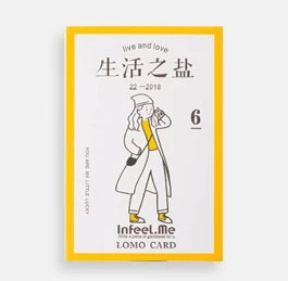 L100-Life ежедневная бумажная открытка lomo card(1 упаковка = 28 штук