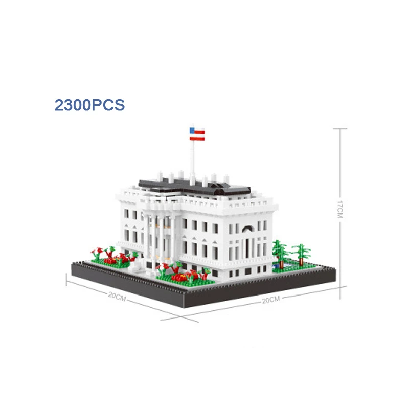 Всемирно известная Современная архитектура nanobrick США Washington D.C Белый дом
