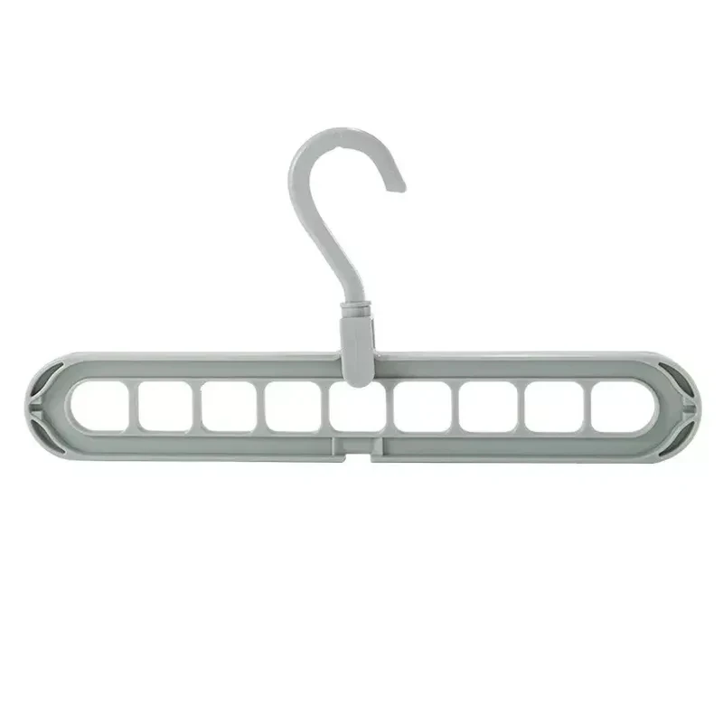 

Creative Multifunctional 9-hole Magic Hanger Household Space-saving Artifact Wardrobe Storage Hook Can Rotate