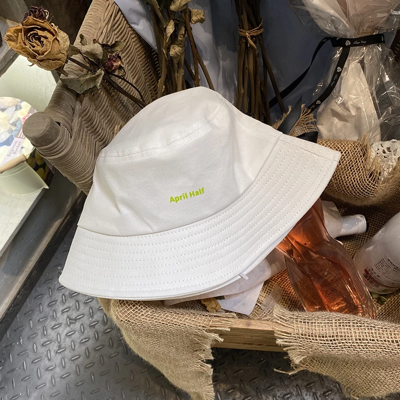 

Letter Bucket Hats Women&Man Summer Sunscreen Panama Hat Sunbonnet Outdoor Fisherman Hat Beach Cap Lovers' Versatile Basin Hat