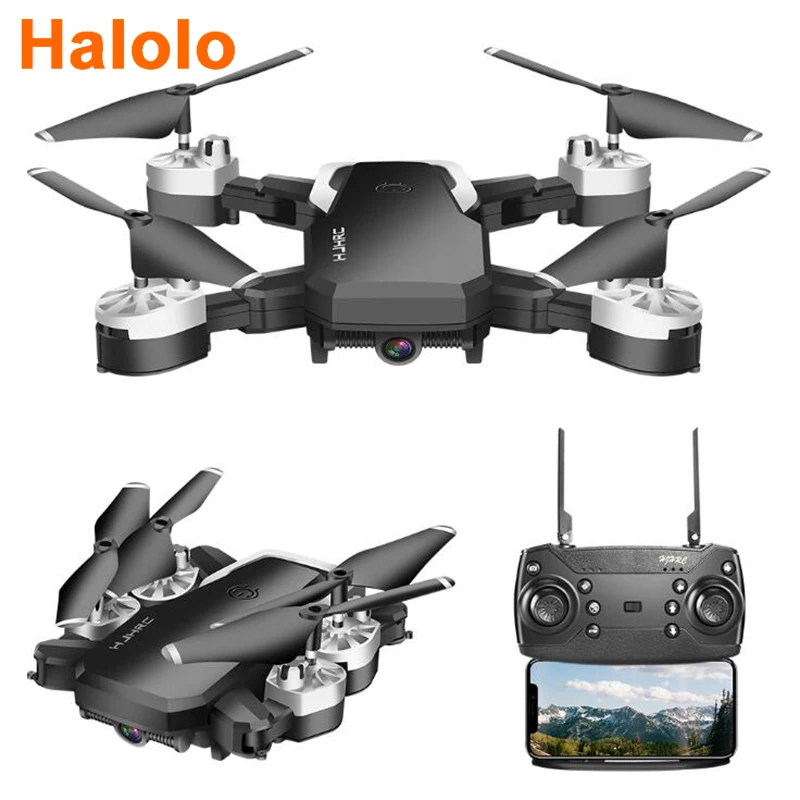 

HJ28 Foldable RC Drone 4K 720P Camera With HD wifi fpv Quadcopter Professional dron Selfie drones RC helicopter Model Gift Toys