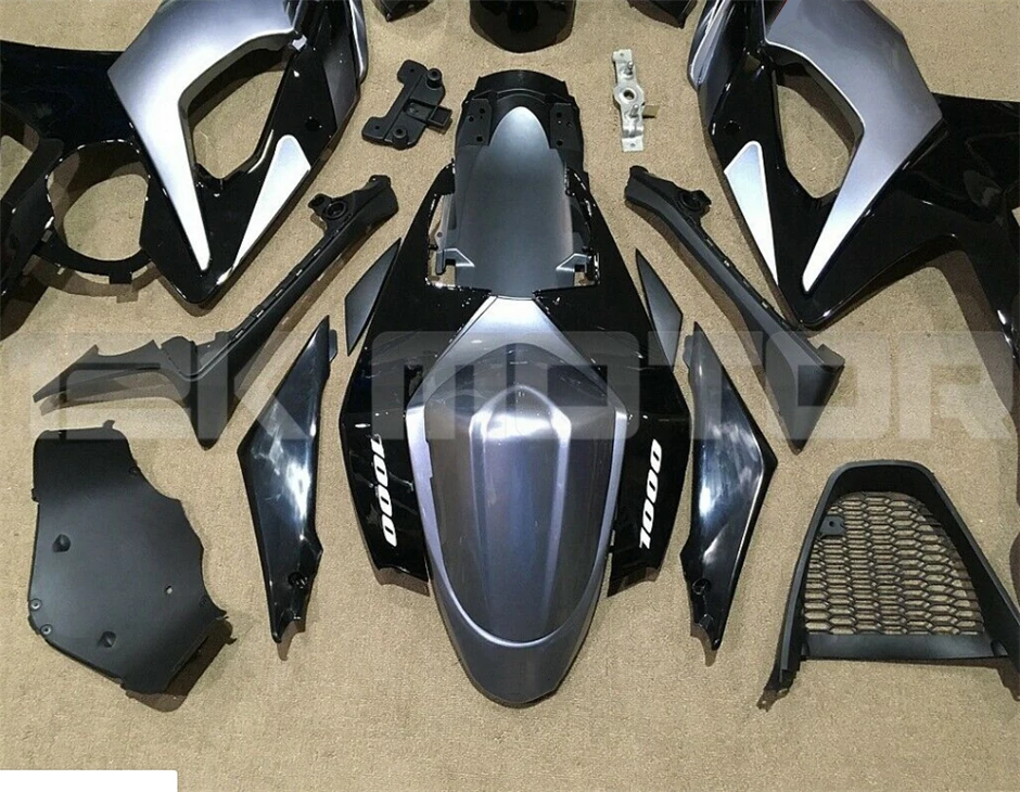 

Injection Molding New ABS Motorcycle Fairing Kit Fit for Suzuki GSX-R1000 2005 2006 GSXR1000 Bodywork set Custom Black Gray