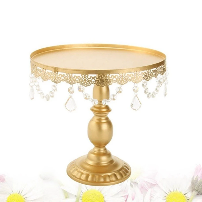 20 см зеркало золотистого цвета свадебные десерт лоток подставка для свадебного