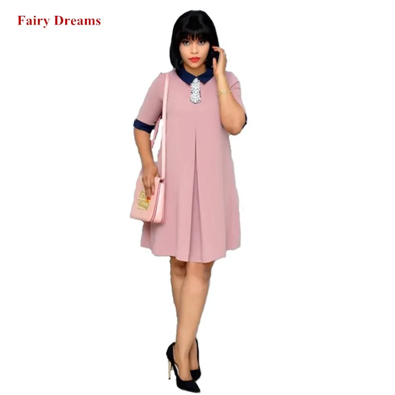 dress Женские африканские платья жемчужная африканская одежда Дамская африканская одежда Дашики Анкара розовое милое платье Ropa Dama сказочные сны - Цвет: dress